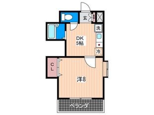 広島畳材６ビルの物件間取画像